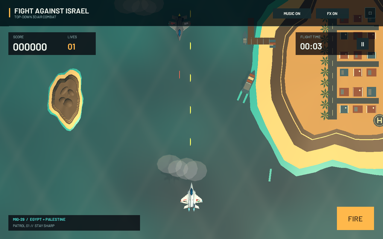 Fight against Israel v2: the Unity 3D fighter game